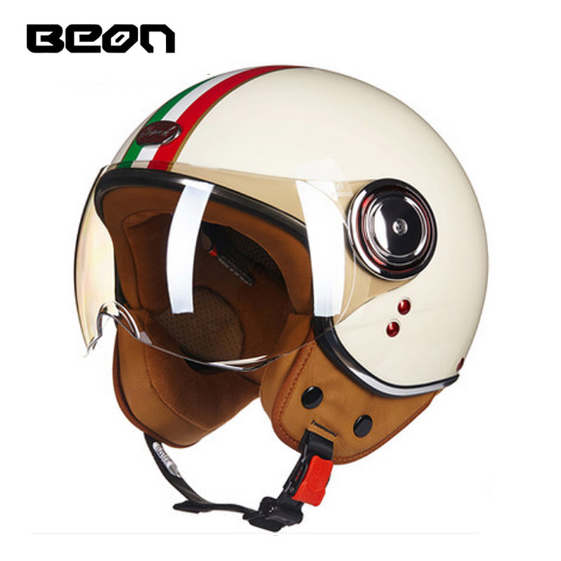 Motorcycle Gear Vintage - Capacete BEON 110B Mở Mặt Xe