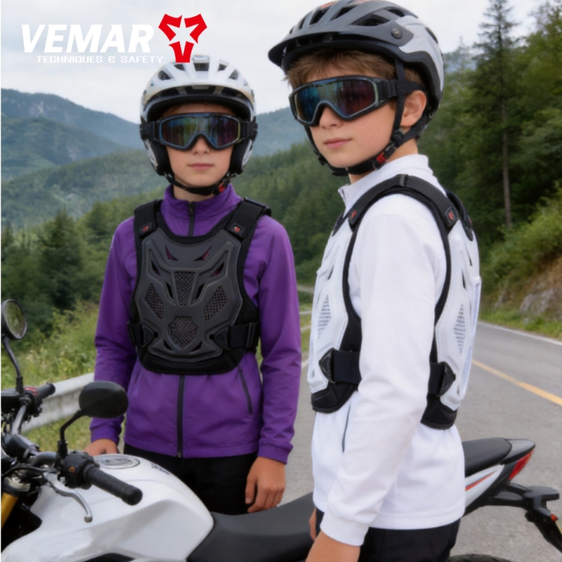 Motorcycle Gear Youth - VEMAR Kids/Youth Motorcycle Body Armor Vest,