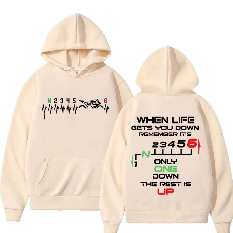 Motorcycle Gear Shift Hoodie U - đánh giá và giá Motorcycle Gear Hoodie