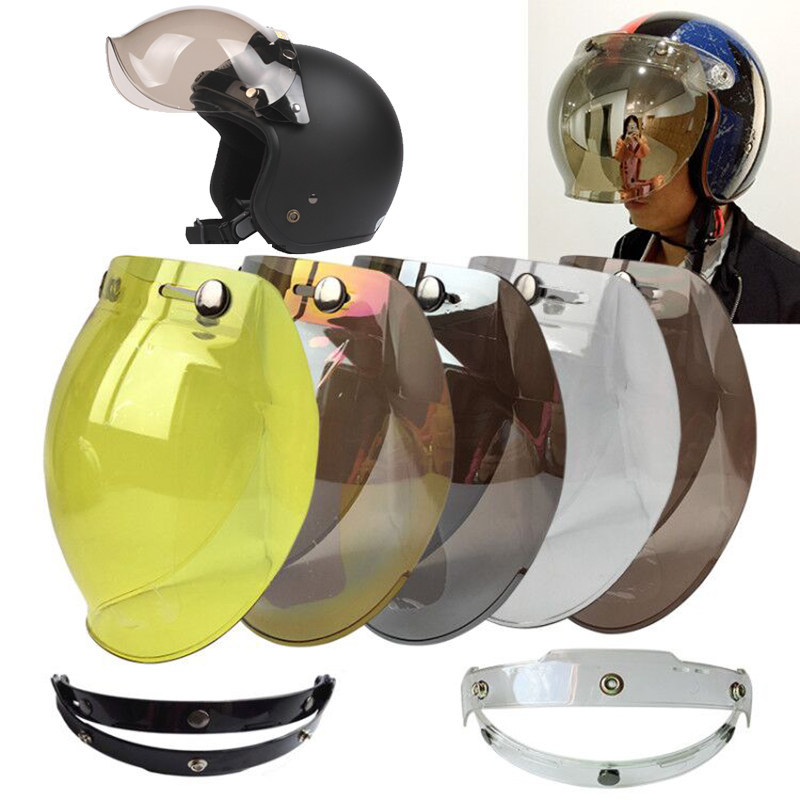 Motorcycle Helmet Bubble Visor - đánh giá và giá Motorcycle Gear Vintage