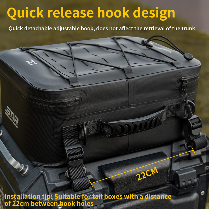 SFK Universal 13L Black Motorc - đánh giá và giá Motorcycle Gear Garage Storage