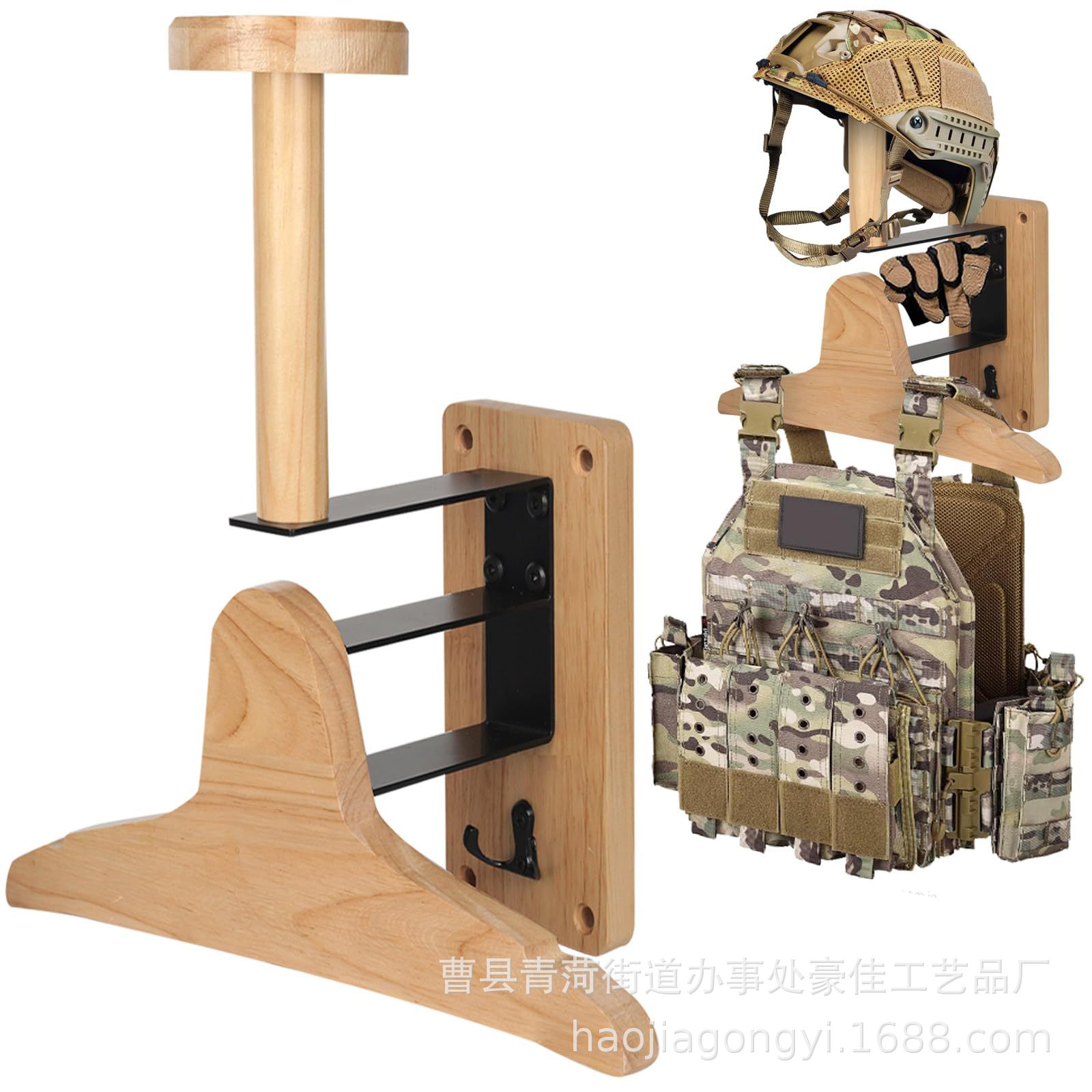 Wall‑Mount Wooden Outdoor Tact - đánh giá và giá Motorcycle Gear Display